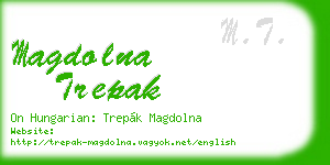 magdolna trepak business card