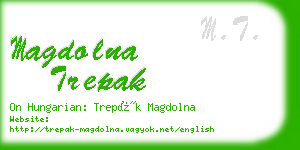 magdolna trepak business card